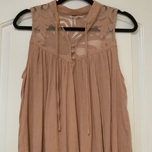 Free People flowy sleeveless shirt